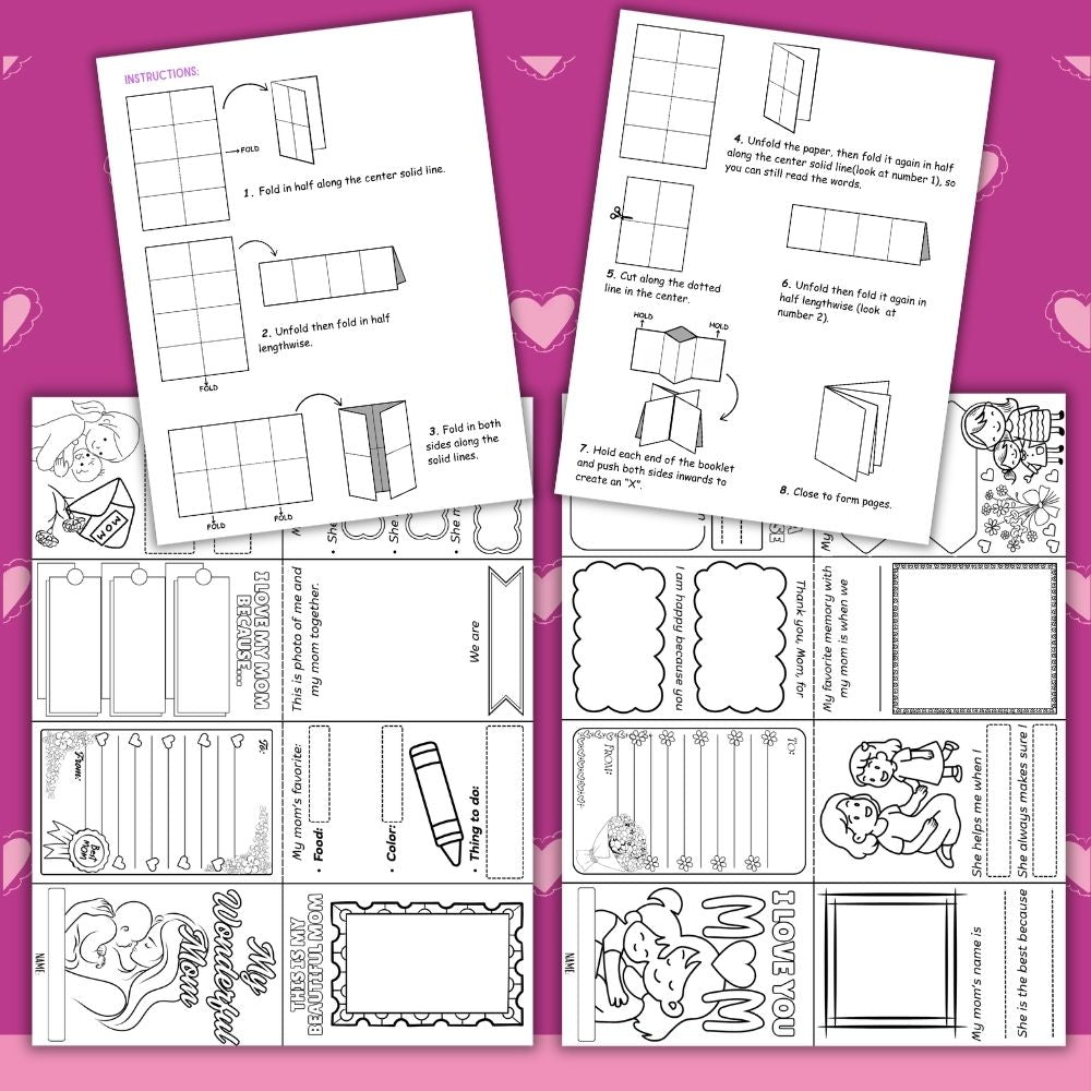 Mini Book for Mother's Day