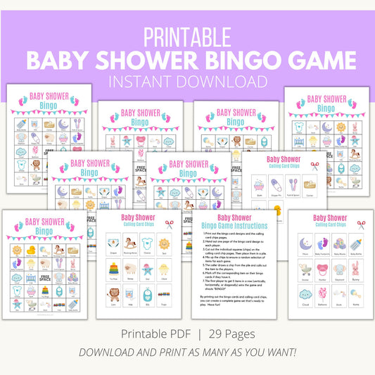 Baby Shower Bingo