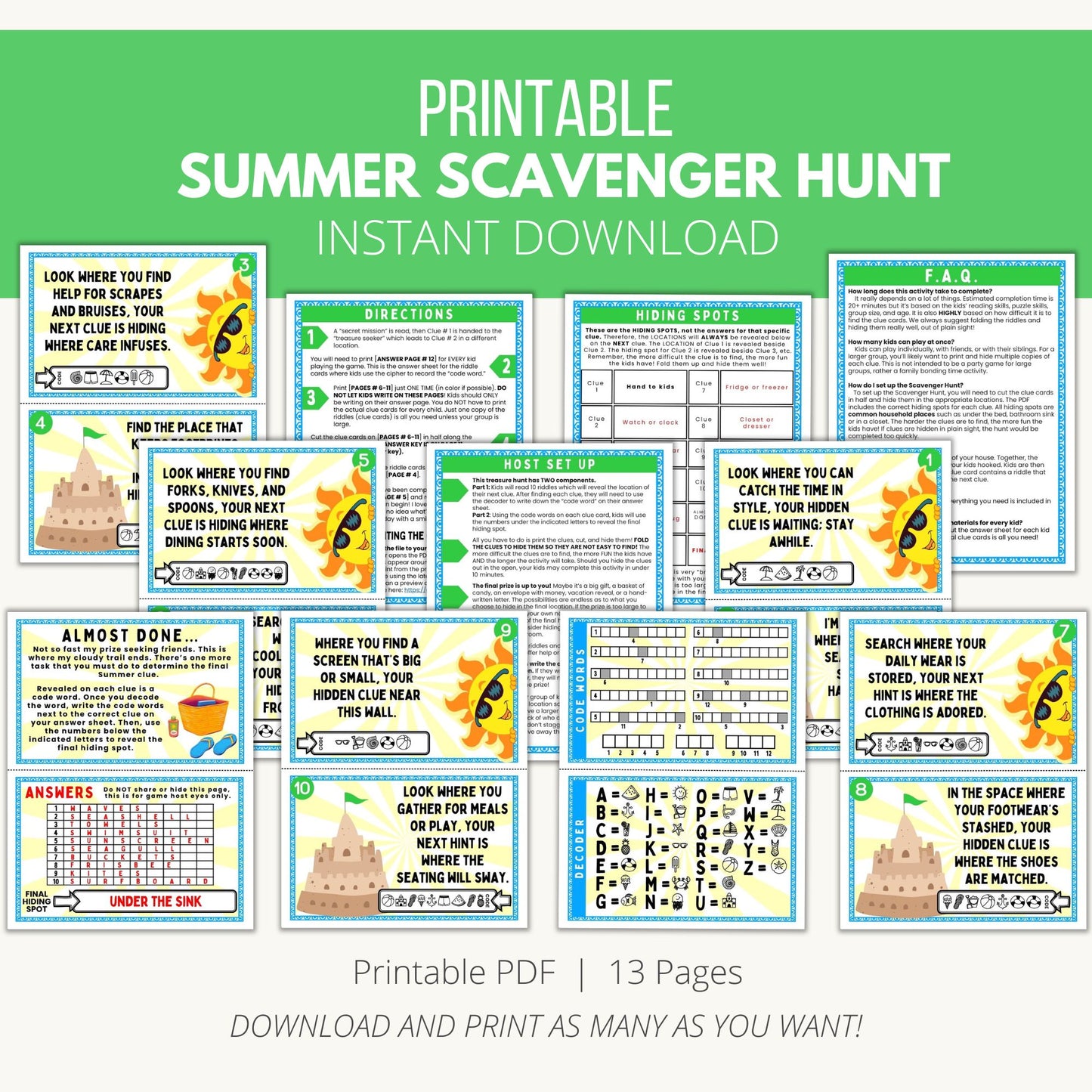 Summer Scavenger Hunt