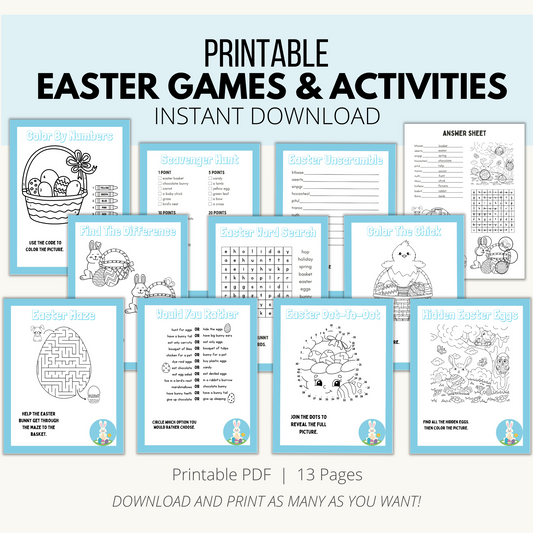 Printable Easter Games & Activities