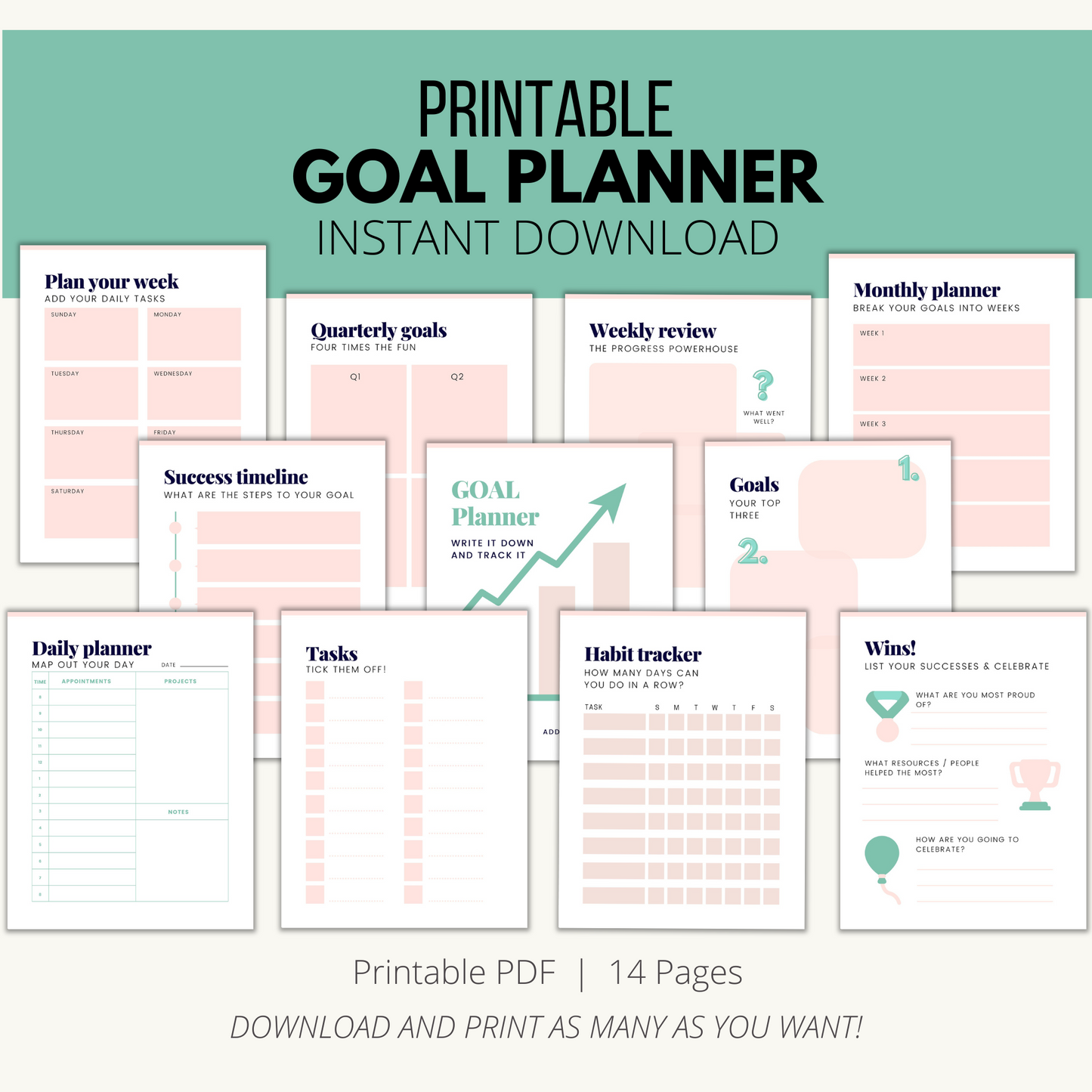 Printable Goal Planner