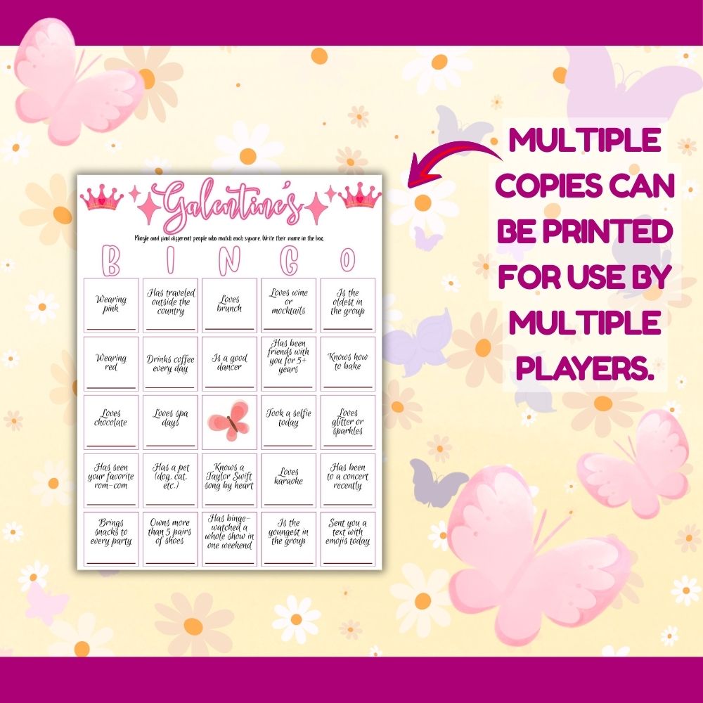Galentine's Bingo