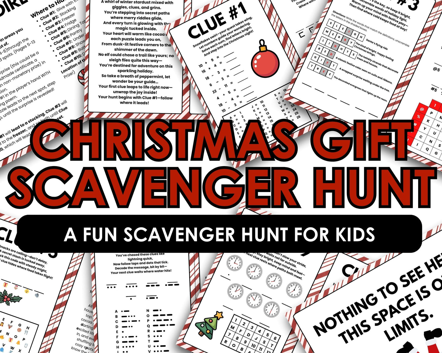 Christmas Gift Scavenger Hunt - A Fun Scavenger Hunt for Kids