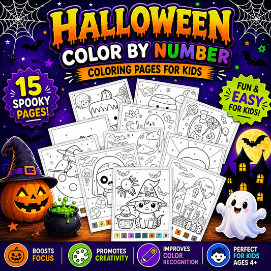 Halloween Color By Number