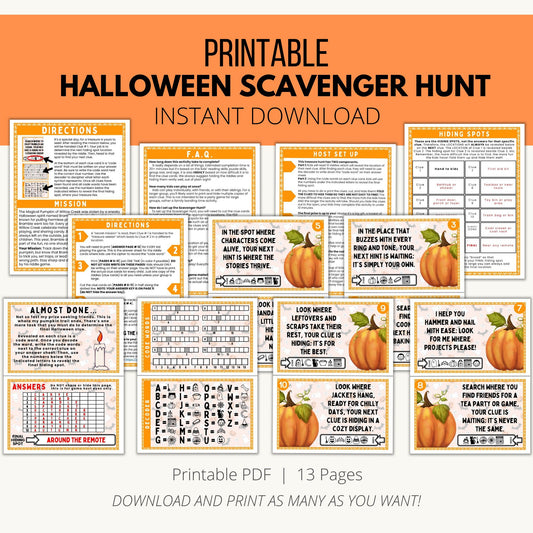 Halloween Scavenger Hunt