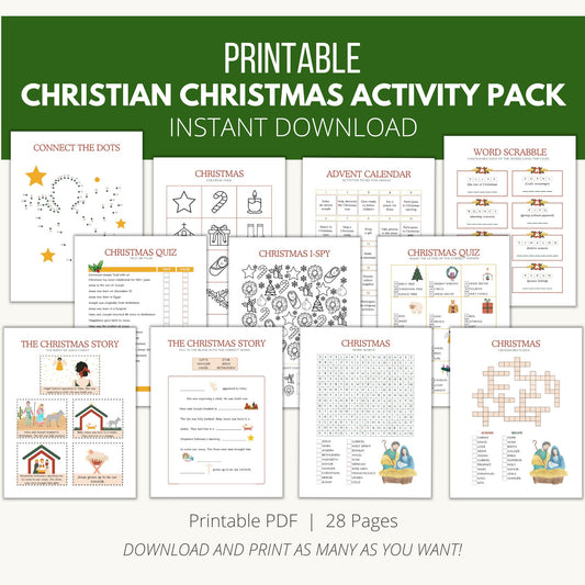 Christian Christmas Activity Pack