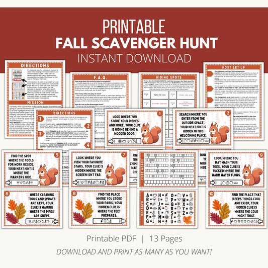Fall Scavenger Hunt