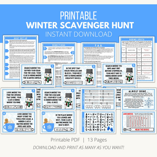 Winter Scavenger Hunt