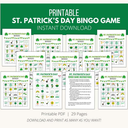 St. Patrick's Day Bingo Game