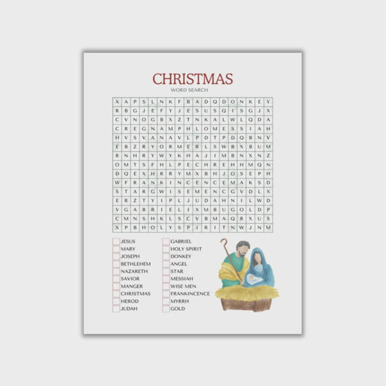 Christian Christmas Activity Pack Video
