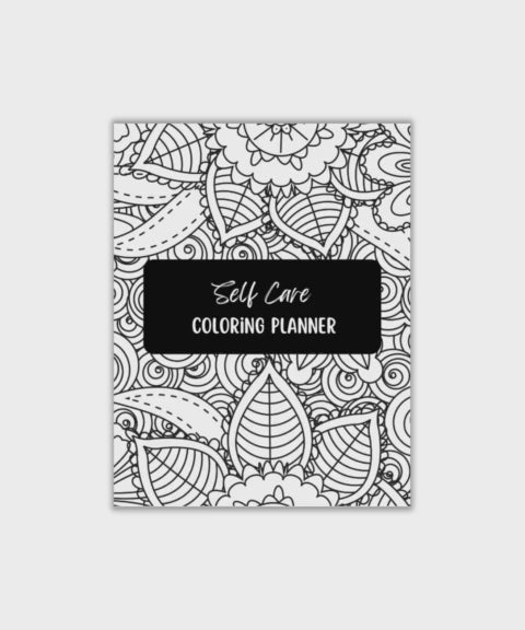 Self Care Coloring Planner Video