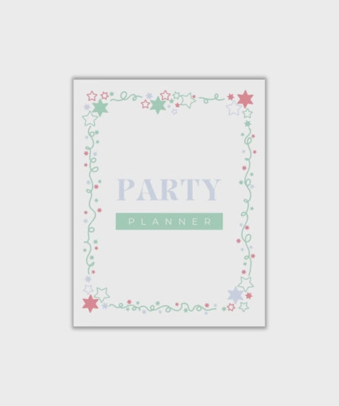 Party Planner Printable Video