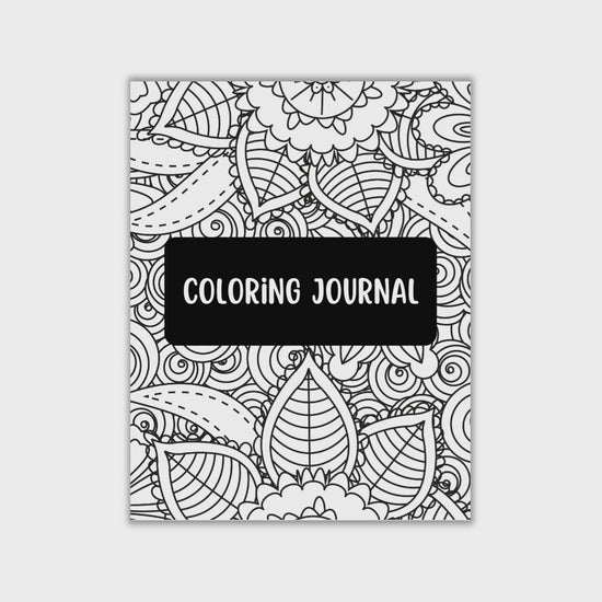 Adult Coloring Journal Video