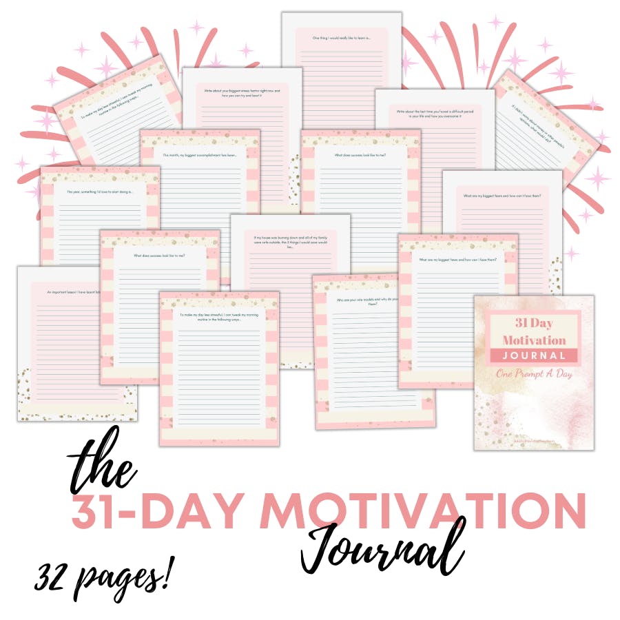 31 Day Motivation Journal