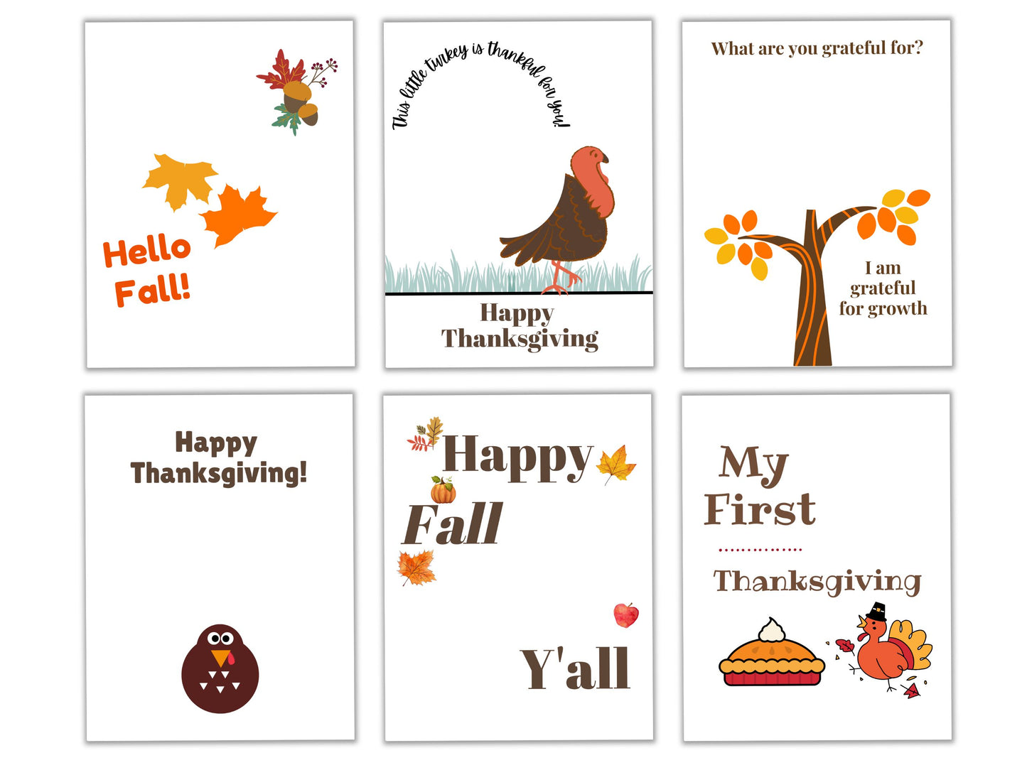 Blank Printable Thanksgiving Handprint Art (without handprint)