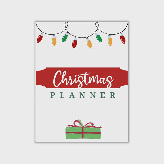 Printable Christmas Planner Video