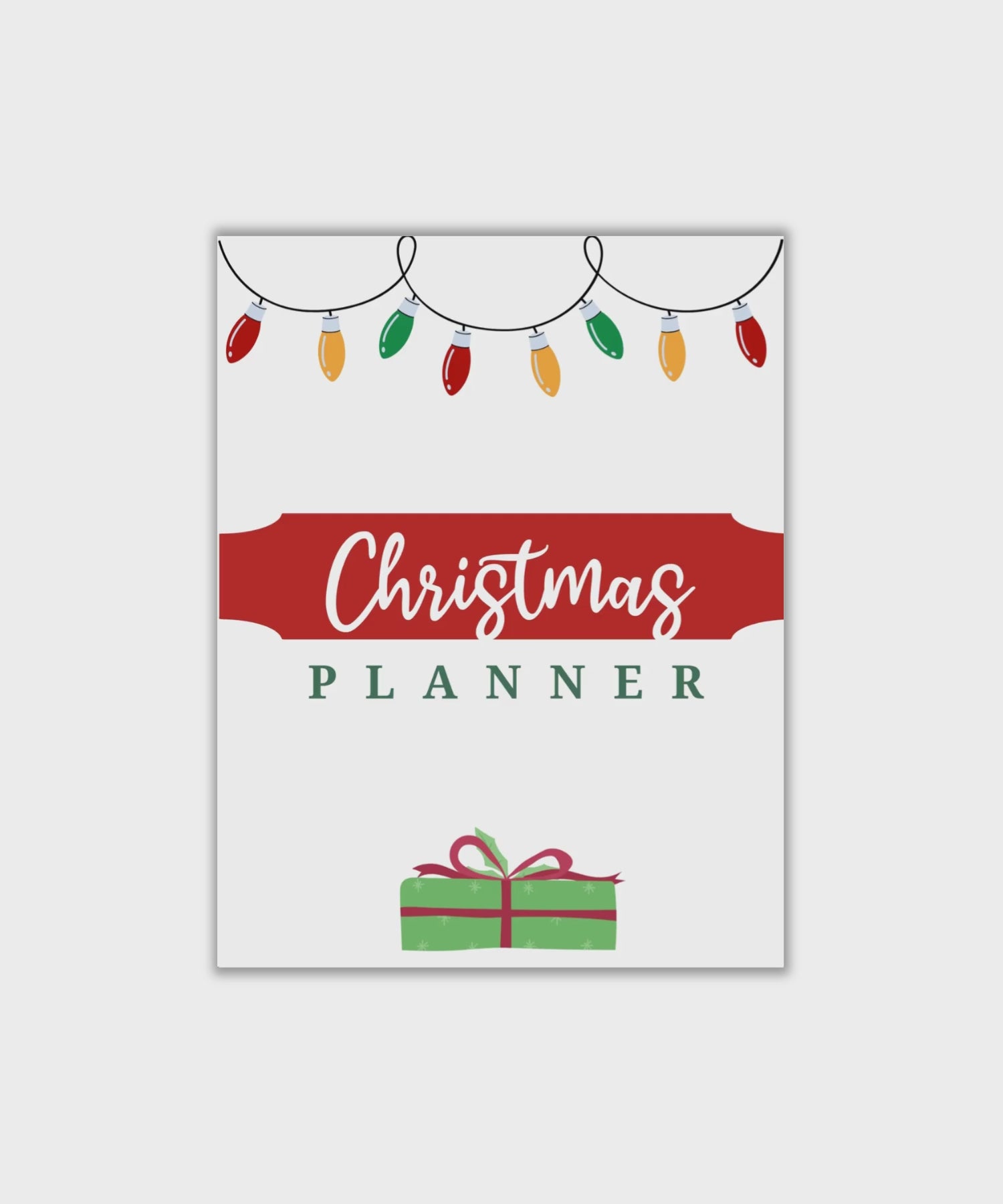 Printable Christmas Planner Video