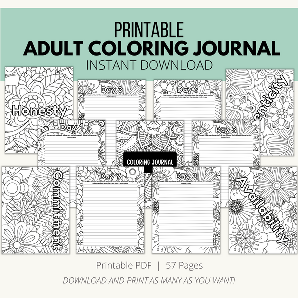 Adult Coloring Journal – Add A Little Adventure