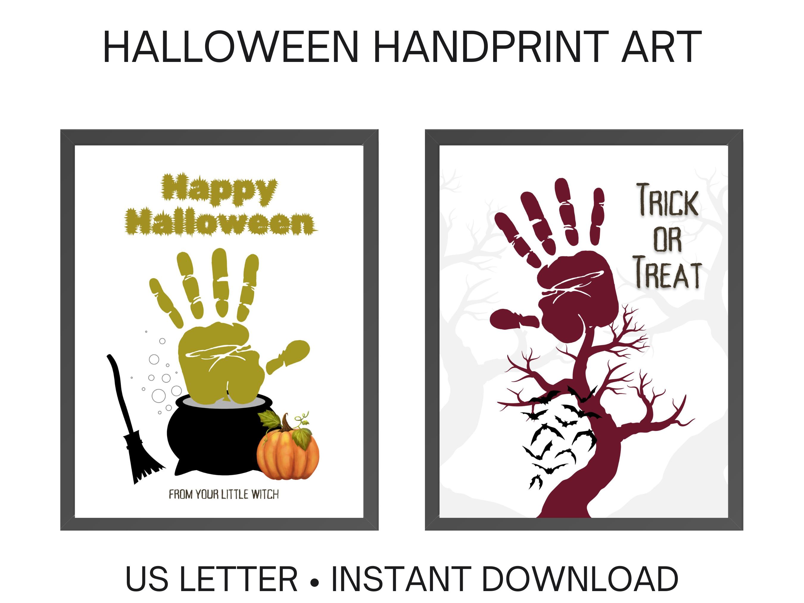 Halloween Handprint Art Printable Add A Little Adventure Halloween Handprint Art Printable Add A Little Adventure
