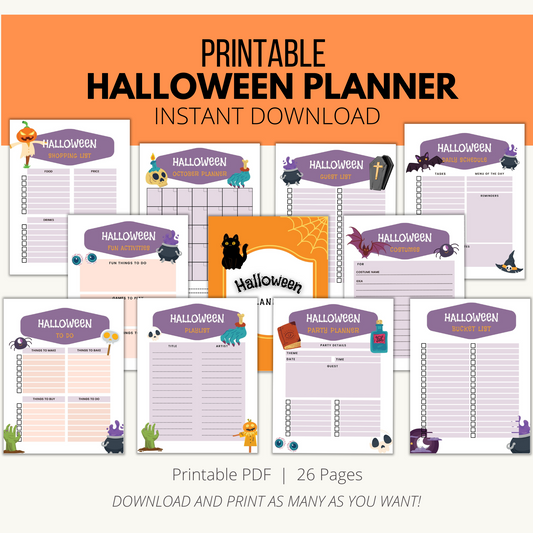 Printable Halloween Planner