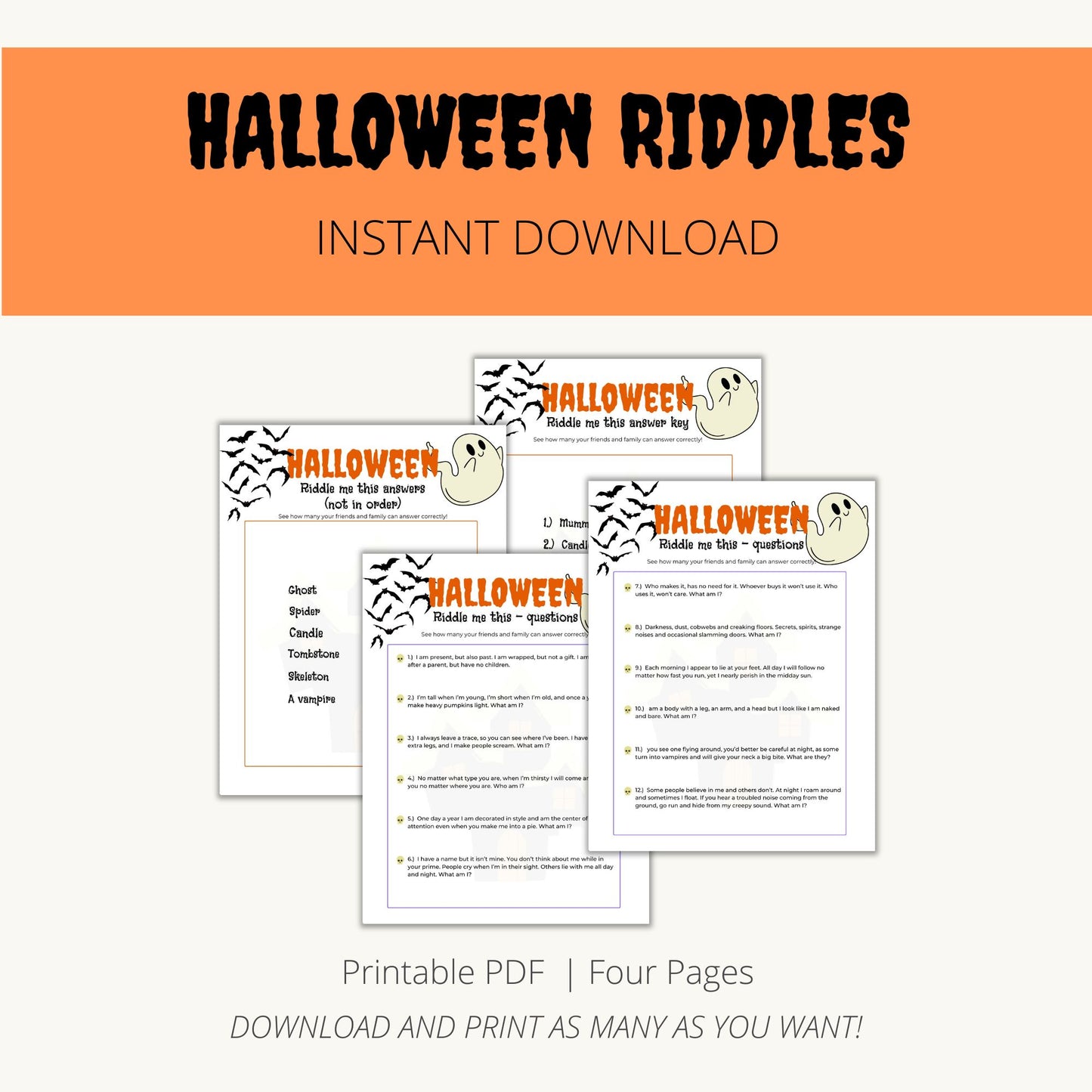 Halloween Riddles