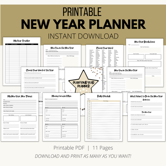 Printable New Year Planner