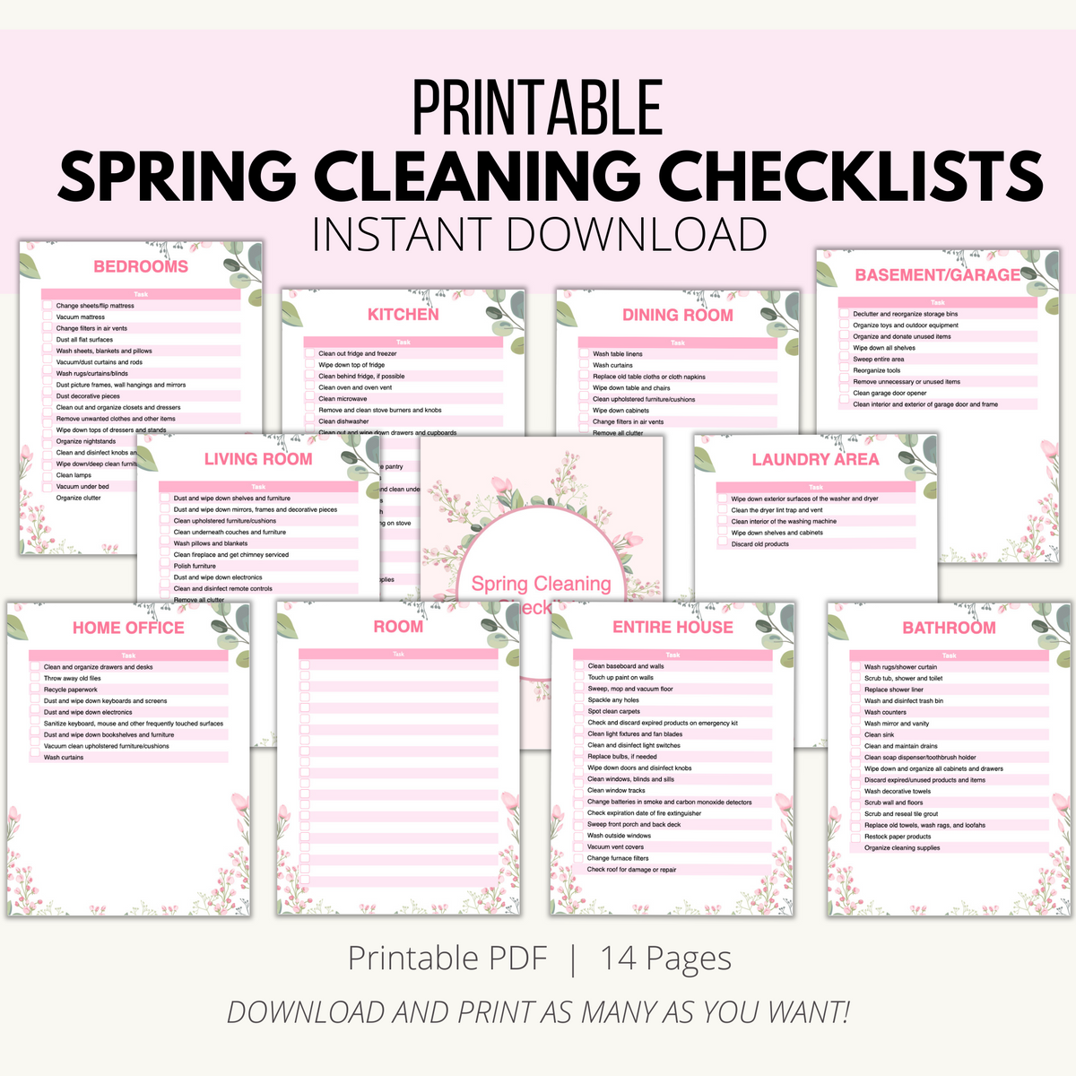 Spring Cleaning Checklists – Add A Little Adventure