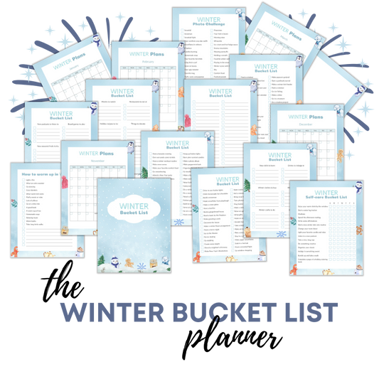 Winter Bucket List Planner