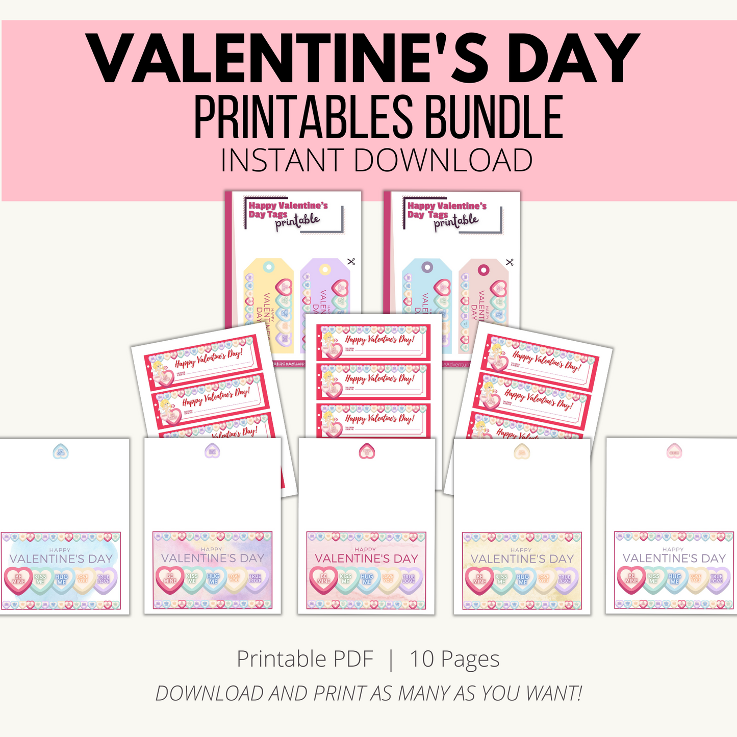Valentine's Day Printables Bundle